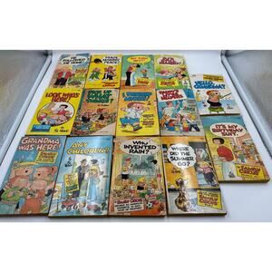 14-Family Circus Paperback Books by Bil Keane, 1970's-1980's
